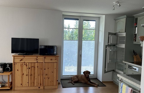 Oberhof Apartamento | Apartamento estudio 'Wohnung 1' con terraza privada y Wi-Fi