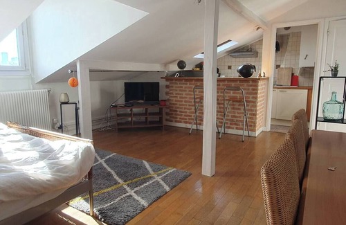 Bois-Colombes Apartamento | Studio au Calme Avec Vue, 10mn de Paris Saint-lazare
