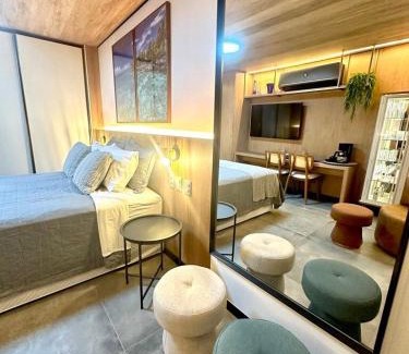 Pajucara Apartamento | Studio Beira Mar com Vista Mar NT1318