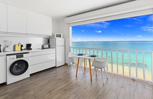 Grand Case Apartamento | directamente en la playa, hermosa vista del mar Caribe