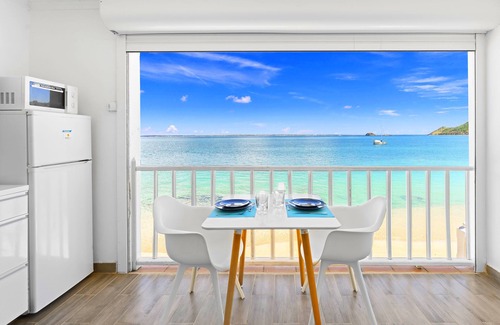 Grand Case Apartamento | directamente en la playa, hermosa vista del mar Caribe