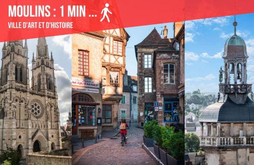 Moulins Apartamento | Studio Boho-Chic en centre ville