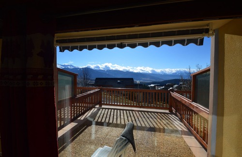 Font-Romeu-Odeillo-Via Apartamento | Studio cabin FONT ROMEU, beautiful south-facing terrace
