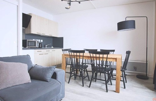 Piau Engaly Apartamento | Estudio cabina 4/5 pers, balcón sur, TV, cocina equipada, guardaesquí