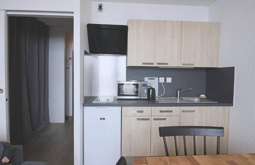 Piau Engaly Apartamento | Estudio cabina 4/5 pers, balcón sur, TV, cocina equipada, guardaesquí