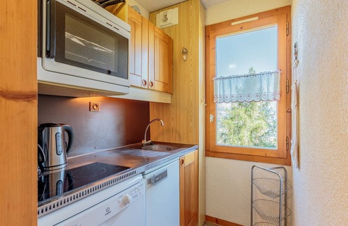 Bellentre Apartamento | Estudio cabina para 3 con terraza, cerca de pistas, admite mascotas
