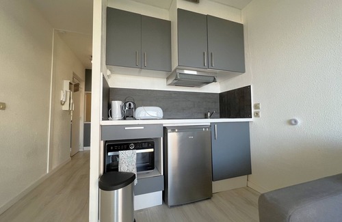 Cote Landaise Apartamento | Estudio cabina para 4 pers en la playa con parking en Arcachón