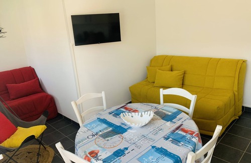 Fort-Mahon-Plage Apartamento | Studio cabin with sea view and garage in Fort-Mahon plage