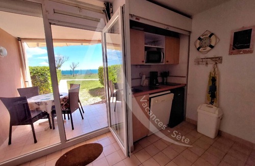 Sete Apartamento | Studio cabine en rez de jardin au sein d'une résidence avec piscine