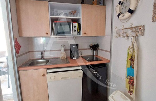 Sete Apartamento | Studio cabine en rez de jardin au sein d'une résidence avec piscine