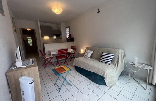 Saint-Cyprien Plage Apartamento | Studio cabine pour 4 pers, proche plage, animaux admis - Saint-Cyprien - FR-1-106-91