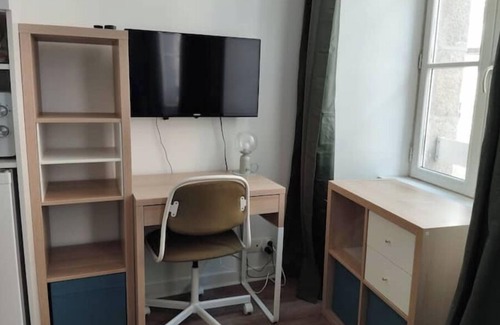 Morlaix Apartamento | Studio - Centre ville - Visit Morlaix on foot, pedestrian streets, port and viaduct