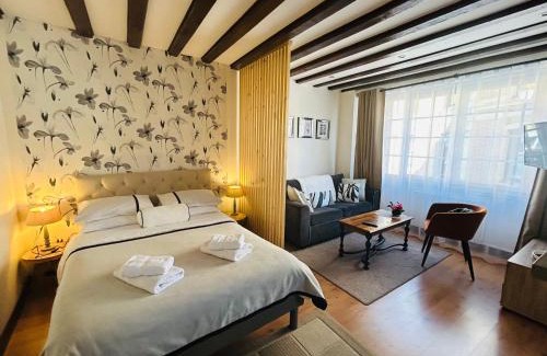 Honfleur Apartamento | Studio chic de Sophie plein cœur du centre-ville
