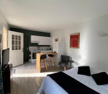 Malbosc Apartamento | Studio climatisé dans un ancien domaine viticole