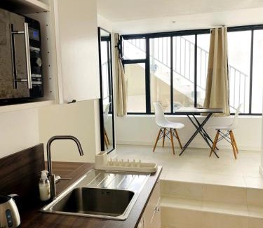 Beaux Arts-Boutonnet Apartamento | Studio climatisé, traversant avec verrière