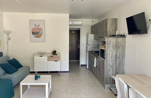 La Grande-Motte Apartamento | Studio Climatisé rez de Jardin à la Grande Motte Quartier du Ponant Pour 4 Pers