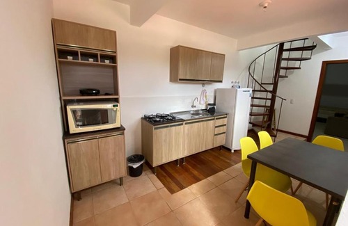 Lagoa da Conceicao Apartamento | Studio com terraço com linda vista para Lagoa
