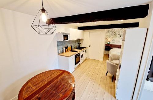 Cailloux-sur-Fontaines Apartamento | Studio cosy à Cailloux Proche Lyon & nature