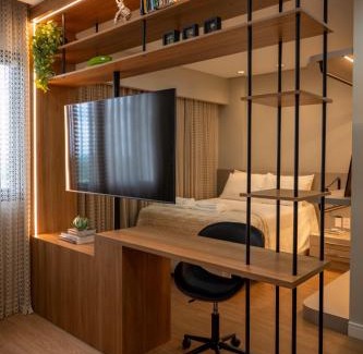 Medianeira Apartamento | Studio Cosmopolita - Novo - possui automação