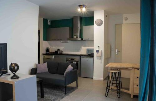 Bonnefoy-Roseraie-Gramont Apartamento | Studio cosy/Parking/Jardin