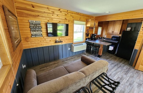Trempealeau Cabaña | Studio Cottage at Lake Road Campground, near the beautiful Mississippi River.