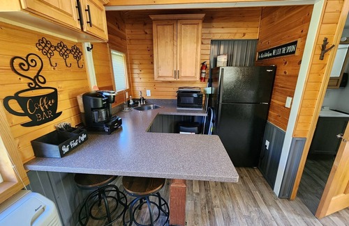 Trempealeau Cabaña | Studio Cottage at Lake Road Campground, near the beautiful Mississippi River.