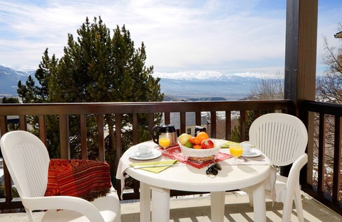 Font-Romeu-Odeillo-Via Apartamento | Estudio dans les montagnes | Piscine + Casiers à skis sur place