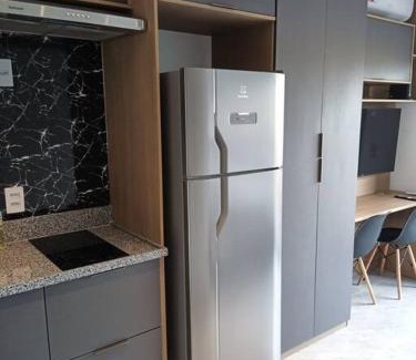 Santo Amaro Apartamento | Studio de 25 metros Do lado Metrô linha 5 Lilas