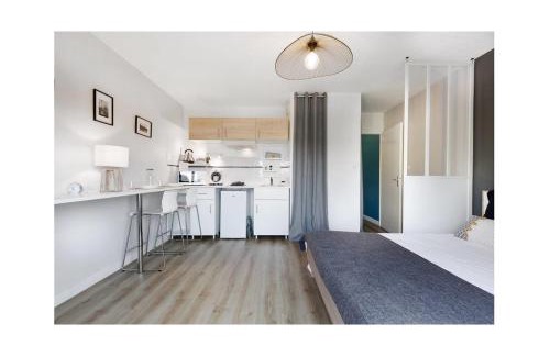 Cugnaux Apartamento | Studio Diane Cugnaux Toulouse St Simon proche Thales, Airbus & Basso Cambo