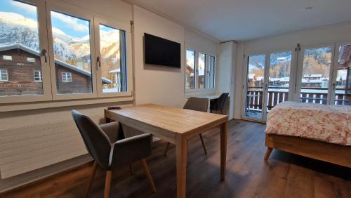 Obergoms Apartamento | Studio direkt an der Langlaufloipe