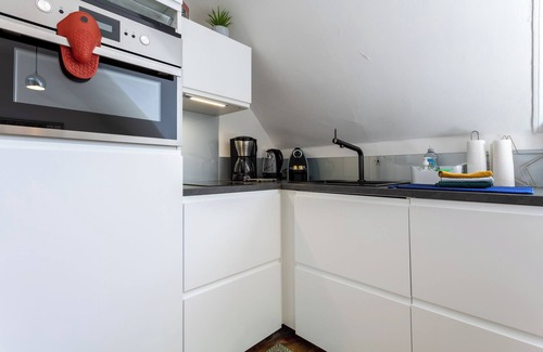 Benodet Apartamento | Apartamento estudio 'Duplex Au Cœur De Bénodet' con vistas al mar y Wi-Fi