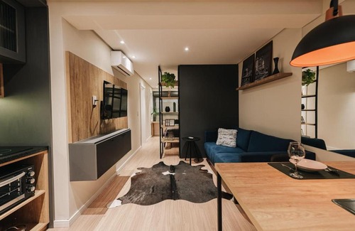 Sao Goncalo Apartamento | Studio Estiloso - Garagem Grátis - ao lado do Shopping Pelotas
