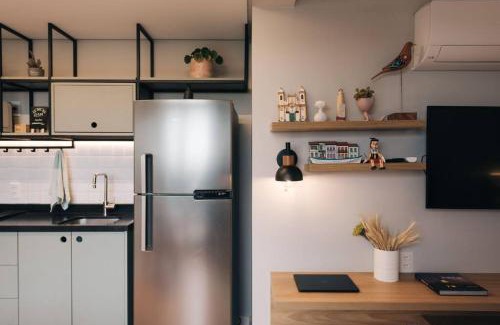 Sao Goncalo Apartamento | Studio exclusivo no Parque Una com vaga de garagem