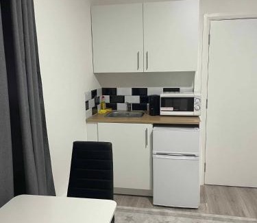 Tottenham Green Apartamento | Studio flat private bathroom wc and kitchenette