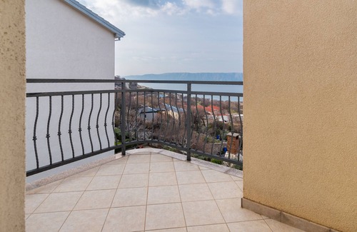 Klenovica Apartamento | Apartamento-estudio con balcón y vista al mar Klenovica, Novi Vinodolski (AS-20556-a)