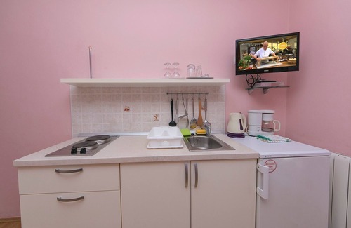 Brela Apartamento | Apartamento-estudio con balcón y vista al mar Brela, Makarska (AS-20778-b)