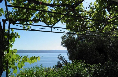 Brela Apartamento | Apartamento-estudio con balcón y vista al mar Brela, Makarska (AS-11687-b)