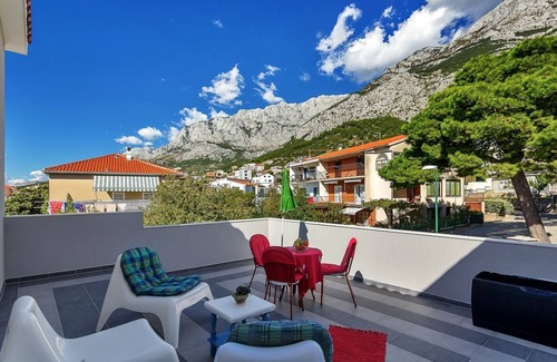 Vrpolje Apartamento | Apartamento-estudio con una terraza Makarska (AS-6909-b)