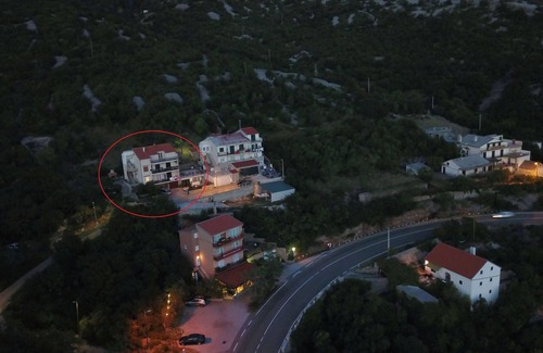 Vratarusa Apartamento | Apartamento-estudio con terraza y vista al mar Senj (AS-22576-b)