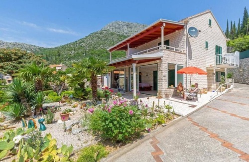 Trsteno Apartamento | Apartamento-estudio con terraza y vista al mar Trsteno, Dubrovnik (AS-9107-a)