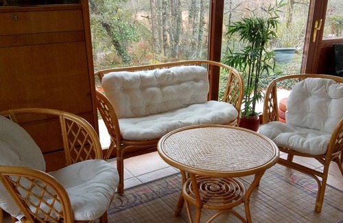 Menville Casa | Studio for 2 people overlooking woods and park. Closed property