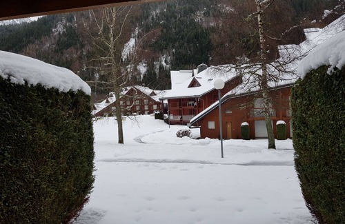 Les Contamines-Montjoie Apartamento | Studio Cabin at the foot of the gondola, next to the leisure park