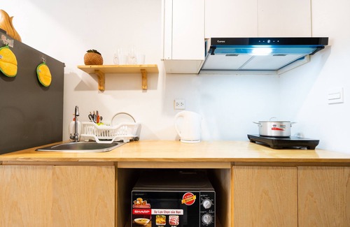 District 4 Apartamento | STUDIO FREE FOOL&GYM CENTER NEAR 3MIN TO BUIVIEN