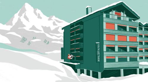 Waldhaus Flims Apartamento | Studio im Hotel Des Alpes