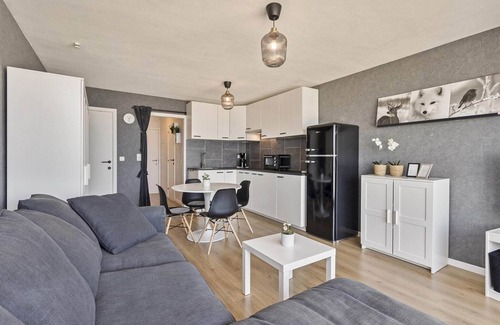 Blankenberge Apartamento | Estudio en Blankenberge con Vista al Mar