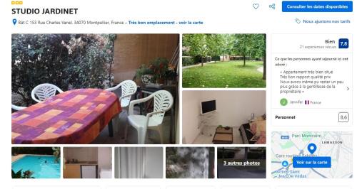 Croix-d'Argent Apartamento | Studio Jardinet