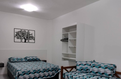 Ponta da Praia Apartamento | Studio/kitnet with exit to Santos beach