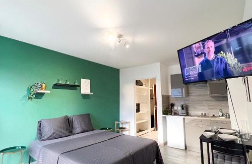 Huningue Apartamento | Studio Le Maréchal - Près frontière et Netflix