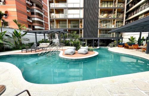 Leblon Apartamento | Studio Leblon - Moderno com piscina e academia.