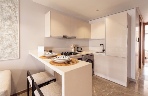 Casablanca Apartamento | Studio Les Princesses Maarif - Terrace and private parking